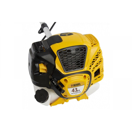 Триммер бензиновый DT-43E, 43 см3, неразъемная штанга, электростартер, состоит из 2 частей// Denzel, фото , изображение 2