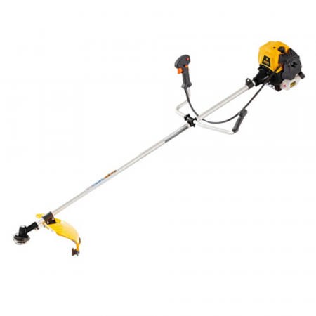 Триммер бензиновый DT-43E, 43 см3, неразъемная штанга, электростартер, состоит из 2 частей// Denzel, фото , изображение 6