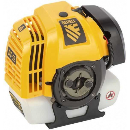 Триммер бензиновый DT-52E, 52 см3, неразъемная штанга, электростартер, состоит из 2 частей// Denzel, фото , изображение 5