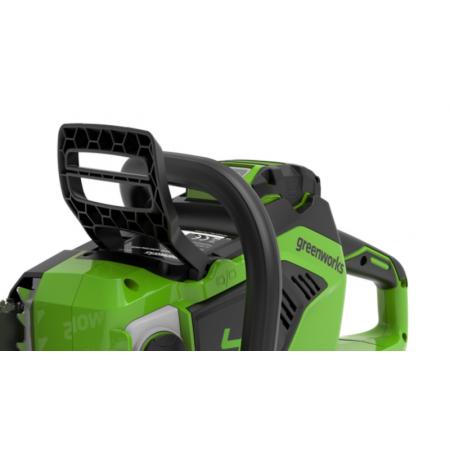 Цепная пила аккумуляторная (2005807UA) GreenWorks GD40CS18, 40V, 40 см, бесщеточная,  1,8 КВТ, с АКБ 2АЧ и ЗУ, фото , изображение 3