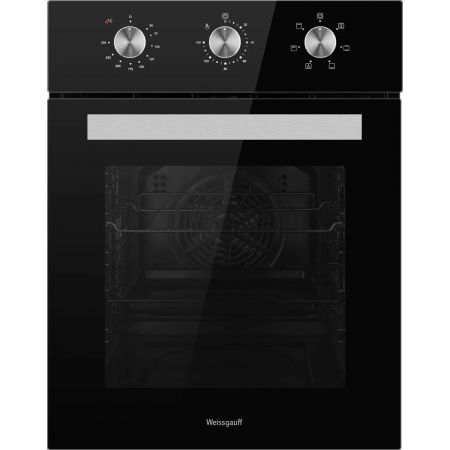 Духовой шкаф Электрический Weissgauff EOY 456 BM черный, фото 