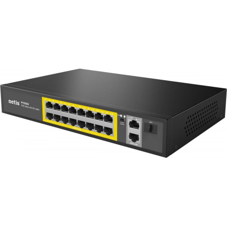Коммутатор 16PORT 10/100M 16POE+2XGE+SFP P116GH NETIS, фото 