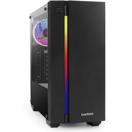 Корпус ExeGate EVO-9201 Black-RGB, фото  Корпус ExeGate EVO-9201 Black-RGB, фото