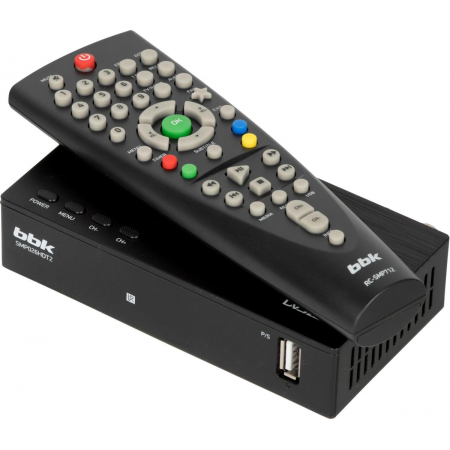 Ресивер DVB-T2 BBK SMP026HDT2 черный, фото 