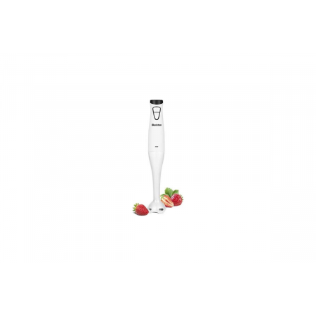 Ручной блендер Blackton Bt HB400P White-Red. Мощность 400 Вт, Режим ТУРБО, Скорость вращения до 14000 об/мин, S - образный нож для измельчения и смешивания, Низкий уровень шума, Легкий и эргономичный, Петля для подвешивания, Электропитание 220-240 В, 50/6, фото 