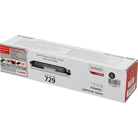 Тонер-картридж Canon Cartridge 729BK (4370B002) черный, 1200 стр., для LBP-7010C/7018C, фото 