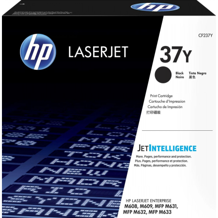 Тонер-картридж HP 37Y черный увеличенной емкости для HP LJ Enterprice MFP M631/ M632/ M633 41000 стр, фото 