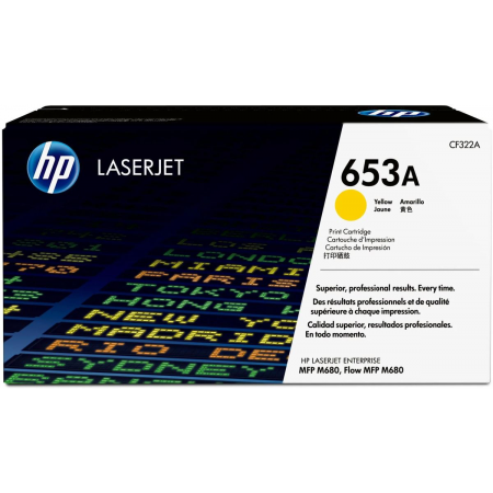 Тонер Картридж HP 653A CF322A желтый для HP MFP M680 (16000стр.), фото 