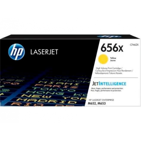 Тонер-картридж HP 656X High Yield Yellow для HP CLJ M652/M653 (CF462X) 22000 стр, фото 