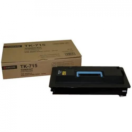 Тонер-картридж Kyocera TK-715 (1T02GR0EU0) черный для KM-3050/4050/5050 34000 стр., фото 