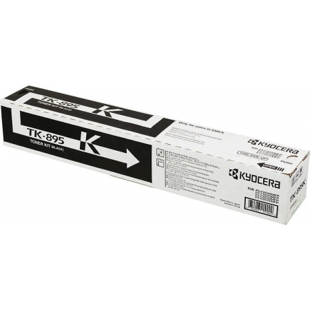 Тонер-картридж Kyocera TK-895K (1T02K00NL0) черный для FS-C8020MFP/C8025MFP/FS-C8520MFP/C8525MFP 12000 стр, фото 