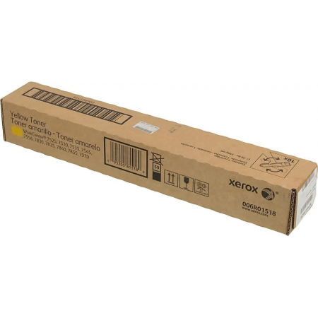 Тонер-картридж Xerox 006R01518 желтый для Xerox WC7545/7556 (15000стр.), фото 