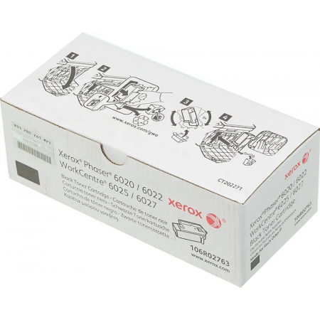 Тонер-картридж XEROX 106R02763 черный для Phaser 6020/22/WC 6025/27 (2000 стр.)(Channels), фото 