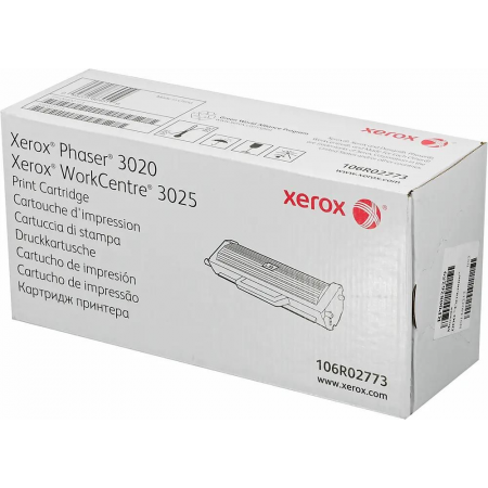 Тонер-картридж Xerox 106R02773 черный для Xerox Phaser 3020/WC 3025 (1500 стр)(Channels), фото 