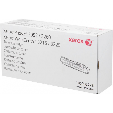 Тонер-картридж Xerox 106R02778 черный для Xerox Ph 3052/3260/WC 3215/3225 3000 стр.(Channels), фото 