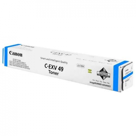 Тонер-картридж Canon C-EXV49C 8525B002 голубой для копира iR-ADV C33xx, фото 
