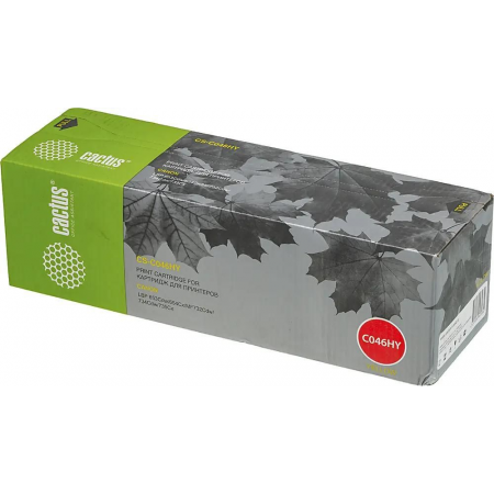 Тонер Картридж Cactus CS-C046HY желтый (5000стр.) для Canon LBP 653Cdw/654Cx/MF732Cdw/734Cdw/735Cx, фото 
