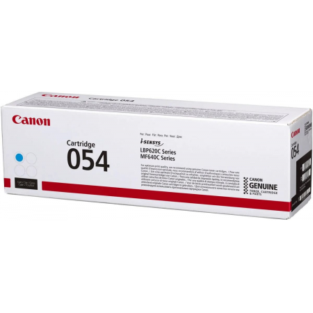 Тонер Картридж Canon 054 C 3023C002 голубой (1200стр.) для Canon MF645Cx/MF643Cdw/MF641Cw/LBP623Cdw/621Cw, фото 