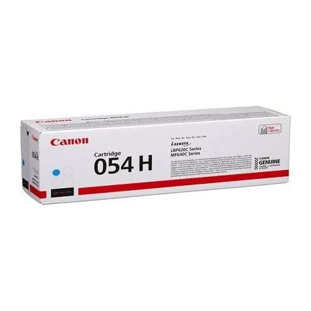 Тонер Картридж Canon 054 H C 3027C002 голубой (2300стр.) для Canon MF645Cx/MF643Cdw/MF641Cw/LBP623Cdw/621Cw, фото 