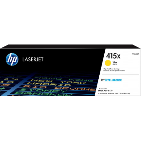 Тонер-картридж HP 415X W2032X желтый для HP LJ M454/MFP M479 (6000стр.), фото 