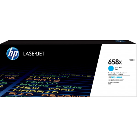 Тонер-картридж HP 658X W2001X голубой для HP CLJ Enterprise M751 (28000стр.), фото 