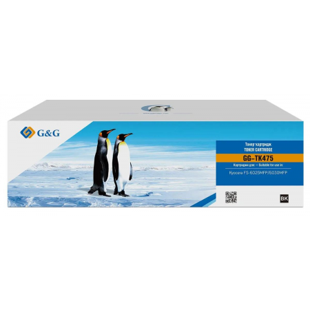 Картридж лазерный G&G GG-TK475 черный (15000стр.) для Kyocera FS-6025/B/6030, фото 