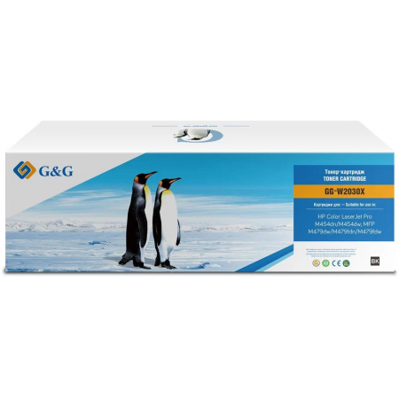 Картридж лазерный G&G GG-W2030X 415X черный (7500стр.) для HP LJ M454/MFP M479, фото 