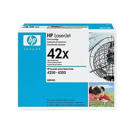 Тонер-картридж HP LaserJet Q5942X черный для LJ 4250/4350 (20000стр.), фото 