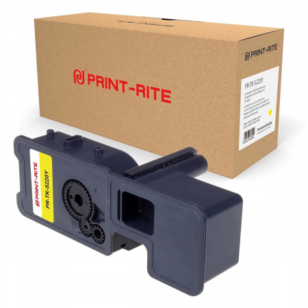 Картридж лазерный Print-Rite TFKADEYPRJ PR-TK-5220Y TK-5220Y желтый (1200стр.) для Kyocera Ecosys M5521cdn/M5521cdw/P5021cdn/P5021cdw, фото 