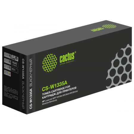 Картридж лазерный Cactus CS-W1335A W1335A черный (7400стр.) для HP LJ MFP M438n/M438dn/M438nda/M442dn/M443nda, фото 
