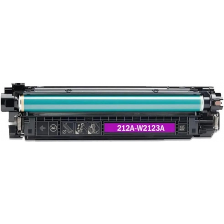 Картридж лазерный G&G 212A GG-W2123A пурпурный (4500стр.) для HP Color LJ M554/M555/578 Enterprise, фото 