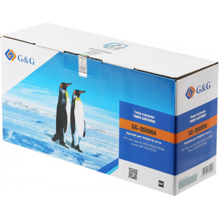 Картридж лазерный G&G GG-Q6000A черный (2500стр.) для HP CLJ 1600/2600N/M1015/M1017, фото 