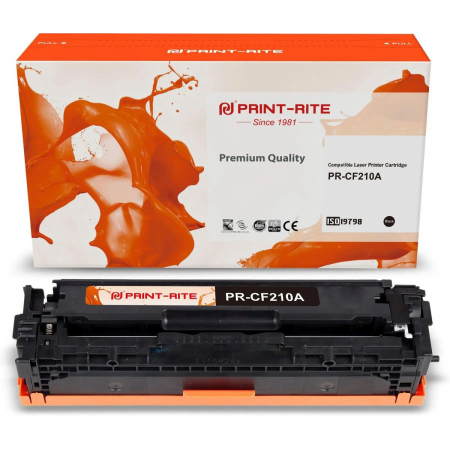 Картридж лазерный Print-Rite TFH992BPU1J PR-CF210A CF210A черный (1600стр.) для HP LJ Pro 200/M251/M276, фото 