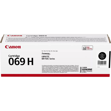 Картридж лазерный Canon 069HBK 5098C002/004 черный (7600стр.) для Canon MF752Cdw/MF754Cdw, LBP673Cdw, фото 