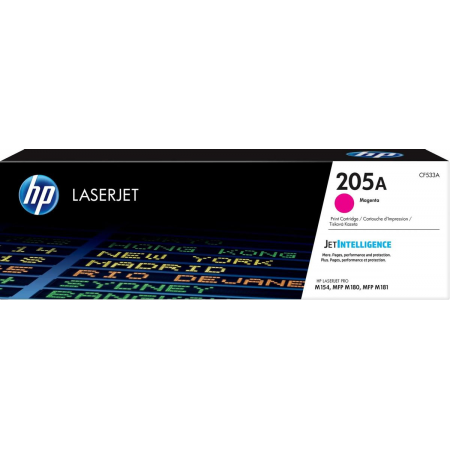 Тонер-картридж HP CF533A (HP 205A) пурпурный для HP LaserJet M180/M181 900 страниц., фото 