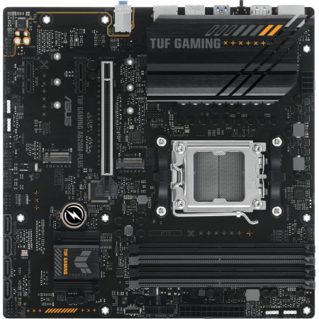 Материнская плата Asus TUF GAMING A620M-PLUS SocketAM5 AMD A620 4xDDR5 mATX AC`97 8ch(7.1) 2.5Gg RAID+HDMI+DP, фото 
