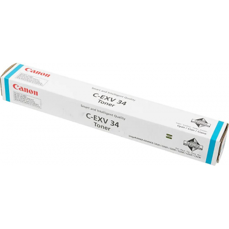 Тонер-картридж Canon C-EXV34C голубой, 16000 стр., для iR C9060/C9065/C9070, фото 