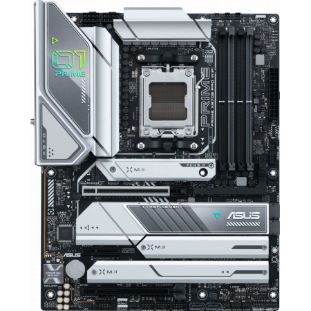Материнская плата ASUS PRIME X670E-PRO WIFI, Socket AM5, X670, 4*DDR5, HDMI+DP, 4xSATA3 + RAID, M2, Audio, Gb LAN, USB 3.2, USB 2.0, ATX; 90MB1BL0-M0EAY0, фото 