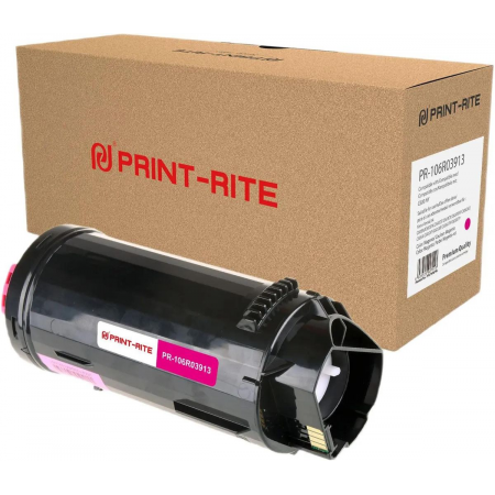 Картридж лазерный Print-Rite TFX744MPRJ PR-106R03913 106R03913 пурпурный (10100стр.) для Xerox VersaLink C600/605, фото 