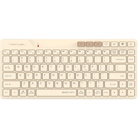 Клавиатура A4Tech Fstyler FBK26C AS черный USB беспроводная BT/Radio slim Multimedia (FBK26C AS), фото 