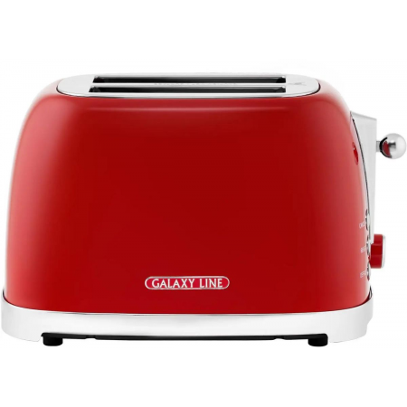 Тостер Galaxy Line GL 2919 900Вт красный, фото 