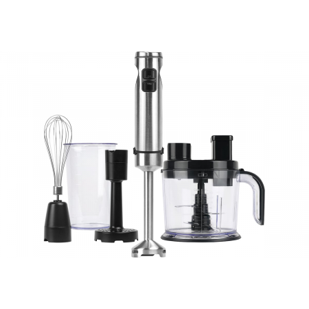 Блендер Centek CT-1315 (белый) 600Вт, стальная насадка, чоппер, венчик, стакан 800мл, фото 