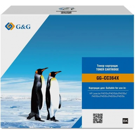 Картридж лазерный G&G GG-CC364X черный (24000стр.) для HP LJ P4015/P4515, фото 