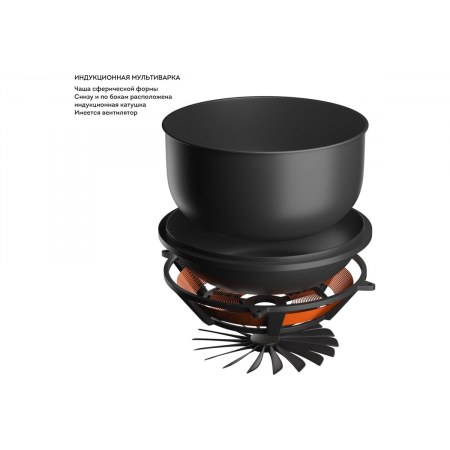 Мультиварка Galaxy GL 2647 4л 1350Вт черный/серебристый, фото , изображение 6