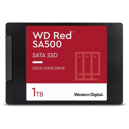 Твердотельный накопитель SSD WD Red SA500 NAS 3D NAND WDS100T1R0A 1ТБ 2,5 SATA-III (TLC), фото 