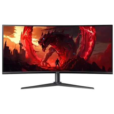 Монитор Acer 34 Nitro Nitro XZ342CUV3bmiiphx черный VA LED 1ms 21:9 HDMI M/M HAS 400cd 178гр/178гр 3440x1440 180Hz DP 2K, фото 