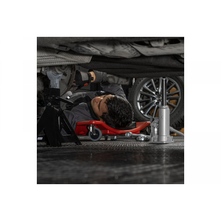 MATRIX Домкрат гидравлический бутылочный, 2 т, h подъема 181–345 мм, в пласт. кейсе// MASTER 50750, фото , изображение 13