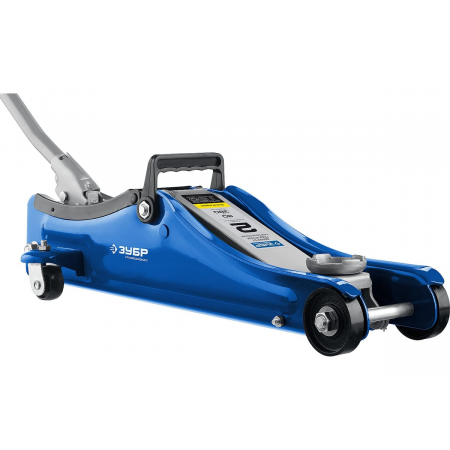 Домкрат ЗУБР 43058-2  гидравлический подкатной t55 2т 80-380мм профессионал, фото , изображение 4