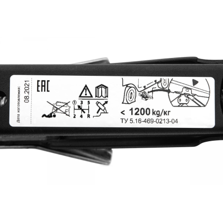 Домкрат ромбический винтовой универсальный ТУ 5.16-469-0213-04, 1,2 т, 75-345 мм// Россия, фото , изображение 23