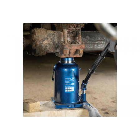 Домкрат гидравлический бутылочный, 50 т, h подъема 280-450 мм// Stels, фото , изображение 3